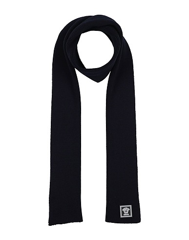VERSACE Schals und Foulards Nachtblau 100% Wolle, PVC - Polyvinylchlorid