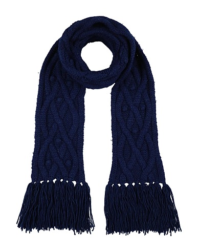 ISABEL MARANT Scarves and foulards Midnight blue 64% Alpaca wool, 30% Wool, 6% Polyamide