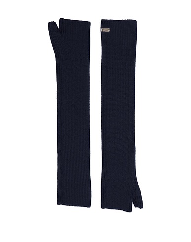 HERNO Gloves Midnight blue 50% Acrylic, 50% Wool