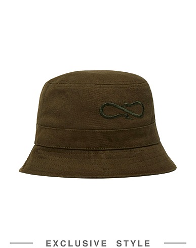 PROPAGANDA x YOOX Hat Military green 100% Cotton
