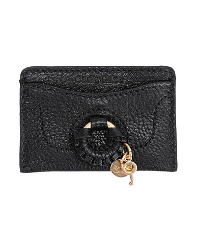 SEE BY CHLOÉ Small Leather Goods Black 100% Goat skin