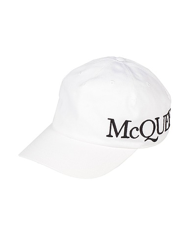 MCQUEEN Hat White 100% Cotton