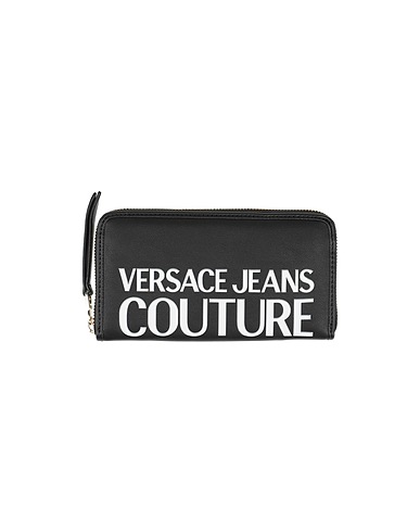 VERSACE JEANS COUTURE Portafoglio Nero 100% Poliuretano