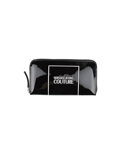 VERSACE JEANS COUTURE Wallet Black 100% Polyurethane