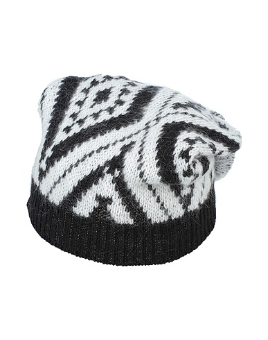 TWINSET Hat White 67% Synthetic fibers, 17% Wool, 13% Mohair wool, 3% Cashmere