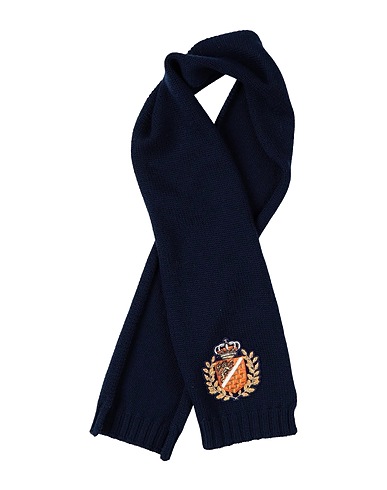 DOLCE&GABBANA Scarves and foulards Midnight blue 100% Virgin Wool