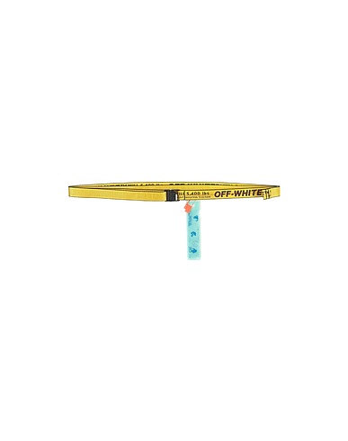 OFF-WHITE™ Belts Yellow 60% Polyamide, 40% Polyester