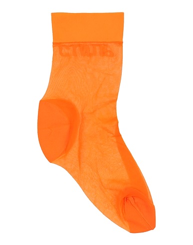 HERON PRESTON Socks & tights Orange 90% Polyamide, 10% Elastane