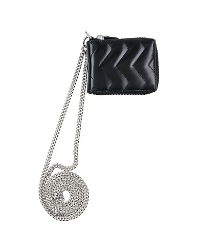SANDRO Small Leather Goods Black 100% Cowhide