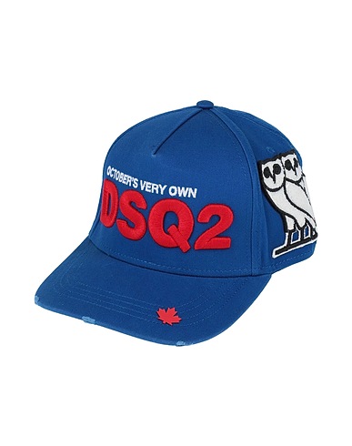 DSQUARED2 Hat Blue 100% Cotton
