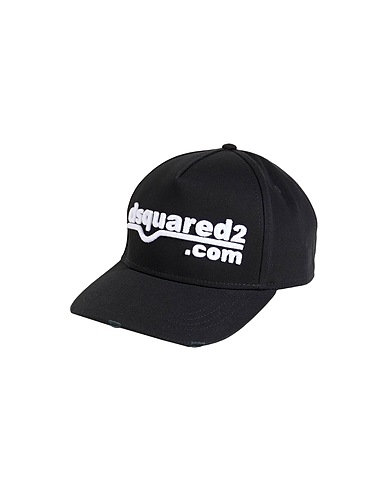 DSQUARED2 Hat Black 100% Cotton