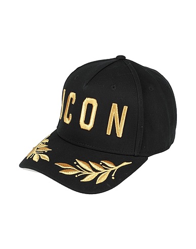 DSQUARED2 Hat ICON Black 100% Cotton
