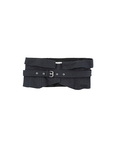 MARANT ÉTOILE High-waist belt Black 72% Cotton, 28% Linen