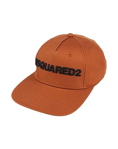 DSQUARED2 Hat Brown 100% Cotton, Polyester