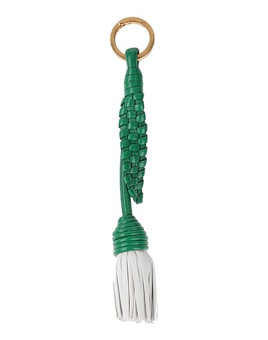 BOTTEGA VENETA Key ring White Soft Leather