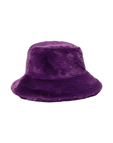 8 by YOOX Cappello Viola scuro 100% Poliestere