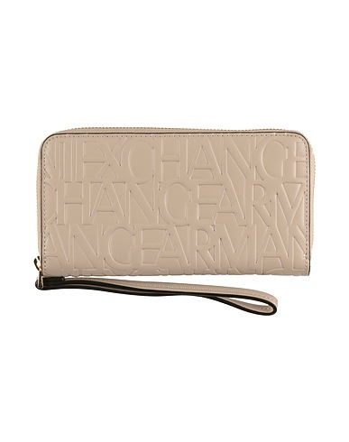 ARMANI EXCHANGE Wallet Light grey 100% Polyurethane