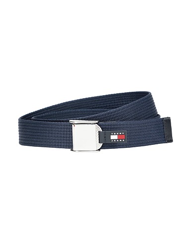 TOMMY JEANS Belts TJW FASHION WEBBING BELT
 Midnight blue 100% Recycled polyester, Metal
