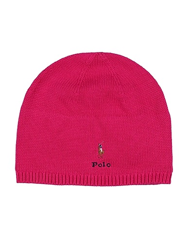 POLO RALPH LAUREN Cappello Polo Pony Cotton Beanie
 Fucsia 100% Cotone