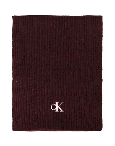 CALVIN KLEIN JEANS Bufandas y fulares WOOL BLEND SCARF
 Burdeos 30% Acrílico, 29% Poliamida, 16% Algodón, 13% Lana, 12% Modal