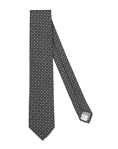 CARUSO Ties and bow ties Black 100% Silk