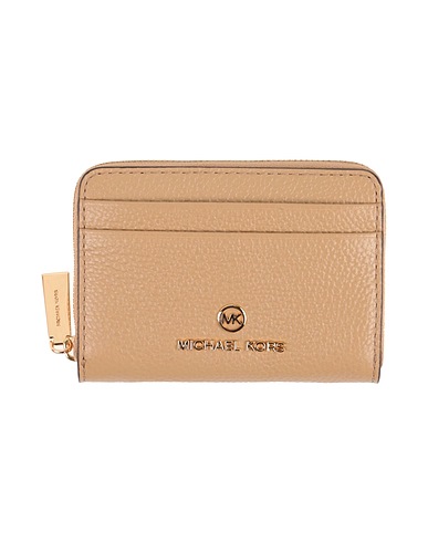 MICHAEL MICHAEL KORS Portafoglio SM ZA COIN CARD CASE Cammello 100% Pelle di bovino