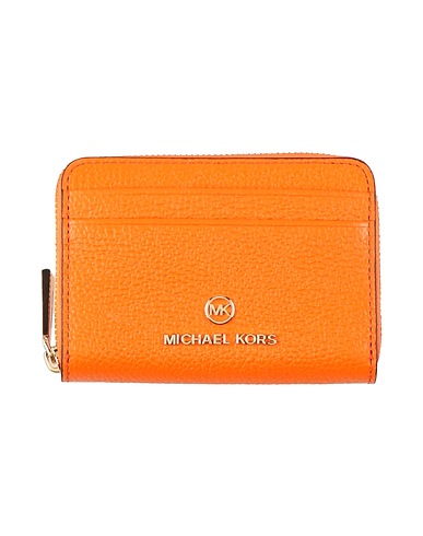 MICHAEL MICHAEL KORS Portafoglio SM ZA COIN CARD CASE Arancione 100% Pelle di bovino