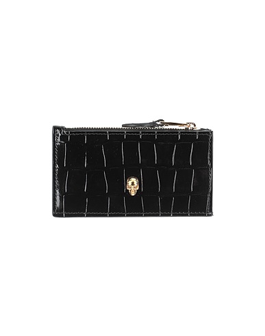 MCQUEEN Small Leather Goods Black Leather
