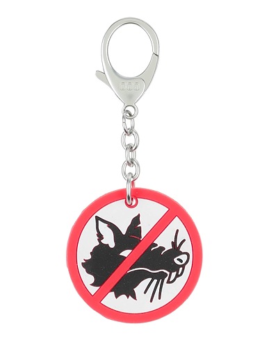 000 WORLDWIDE Key ring Red Rubber