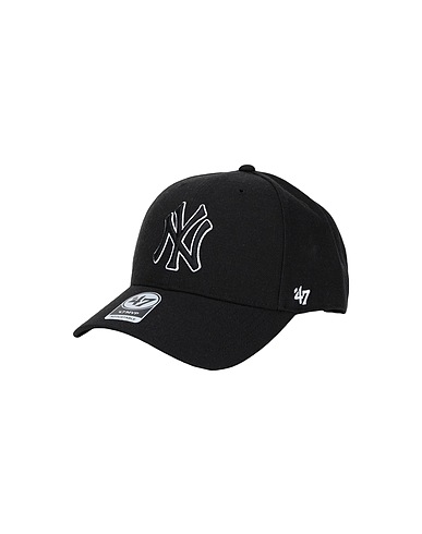 '47 Chapeau '47 Cappellino MVP Snapback New York Yankees
 Noir 85% Acrylique, 15% Laine