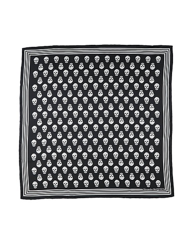 MCQUEEN Scarves and foulards Black 100% Silk