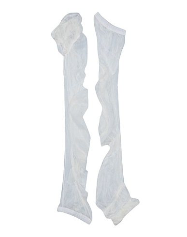 MARC LE BIHAN Handschuhe Elfenbein 84% Seide, 16% Polyamid