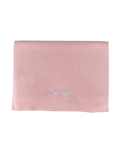CALVIN KLEIN Sciarpe e foulard ESSENTIAL KNIT SCARF
 Rosa 35% Poliammide, 30% Lana, 30% Viscosa, 5% Cachemire