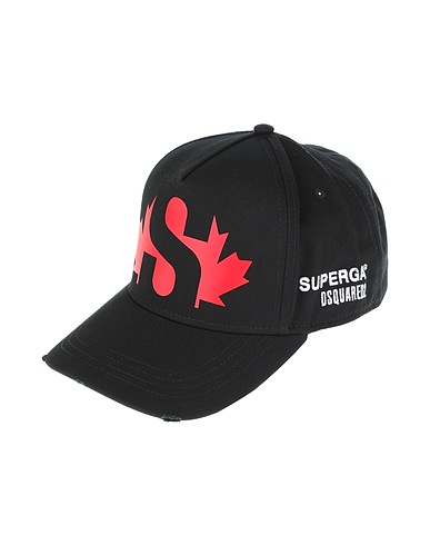 DSQUARED2 Hat Black 100% Cotton