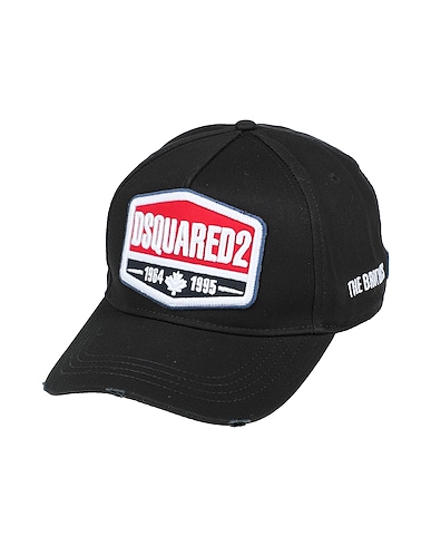 DSQUARED2 Hat Black 100% Cotton