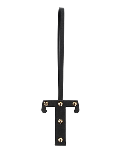 BURBERRY Portachiavi Nero 100% Pelle di vitello