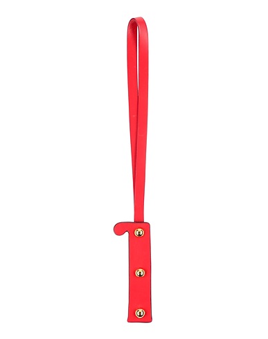 BURBERRY Schlüsselanhänger Rot 100% Kalbsleder