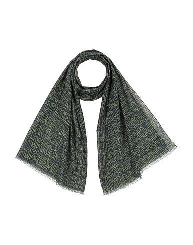 EMPORIO ARMANI Scarves and foulards Navy blue 100% Cotton