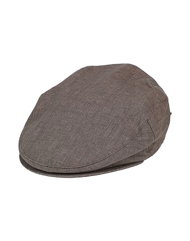 BORSALINO Hat Dark brown 100% Linen