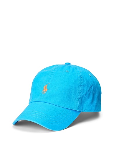 POLO RALPH LAUREN Hat COTTON CHINO BALL CAP
 Azure 100% Cotton