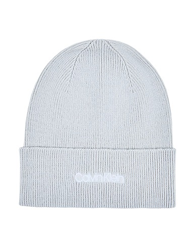 CALVIN KLEIN Hat Light grey 35% Polyamide, 30% Wool, 30% Viscose, 5% Cashmere