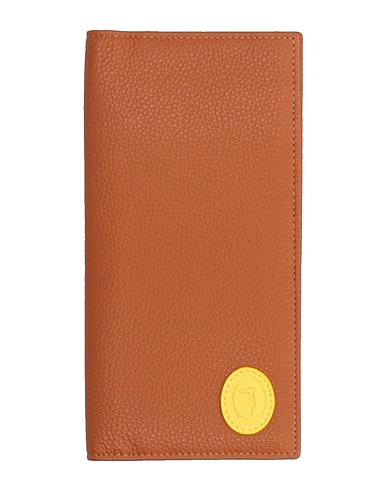 TRUSSARDI Document holder Brown Calfskin