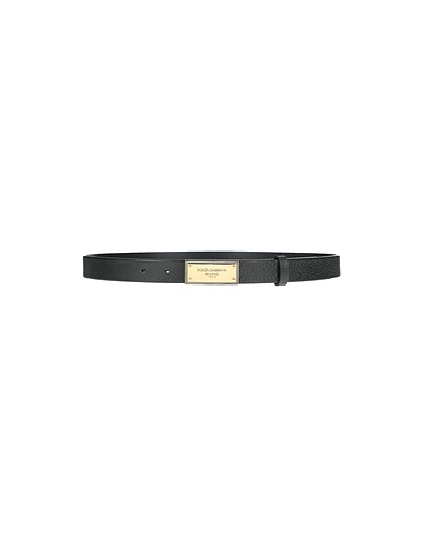 DOLCE&GABBANA Belts Black Calfskin