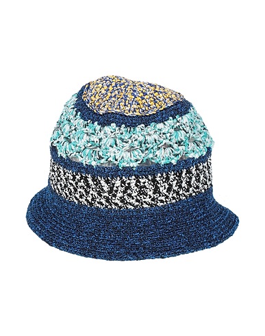MISSONI Hat Midnight blue 50% Viscose, 30% Polyester, 20% Cotton