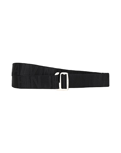 CALVIN KLEIN JEANS Fabric belt SLIDER WEBBING BELT
 Black 70% Polyamide, 30% Polyester