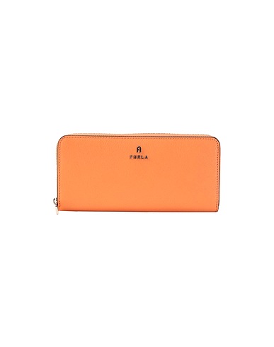 FURLA Portafoglio FURLA MAGNOLIA XL ZIP AROUND SLIM - VITELLO MILOS
 Arancione 100% Pelle di vitello