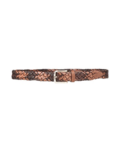 D'AMICO Leather belt Brown Leather