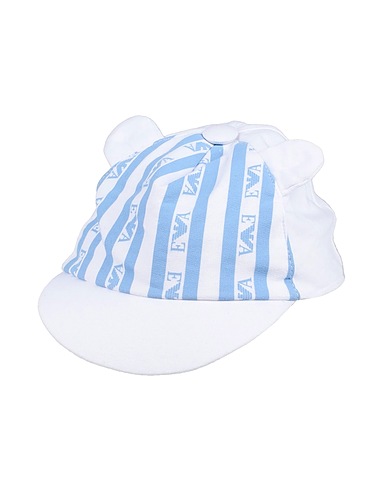 EMPORIO ARMANI Hat White 100% Cotton