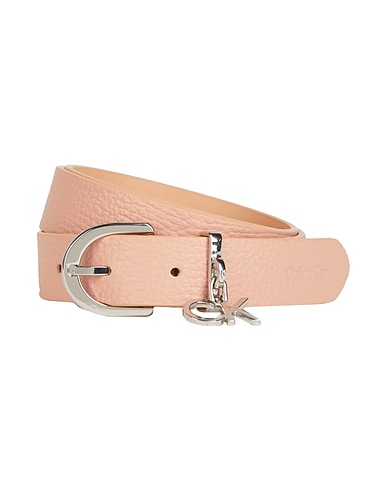 CALVIN KLEIN Cinture CK FRAME CHARM BUCKLE 25MM BELT
 Rosa antico 100% Pelle di bovino
