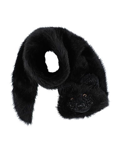 MOSCHINO Sciarpe e foulard Nero 51% Cotone, 49% Acrilico